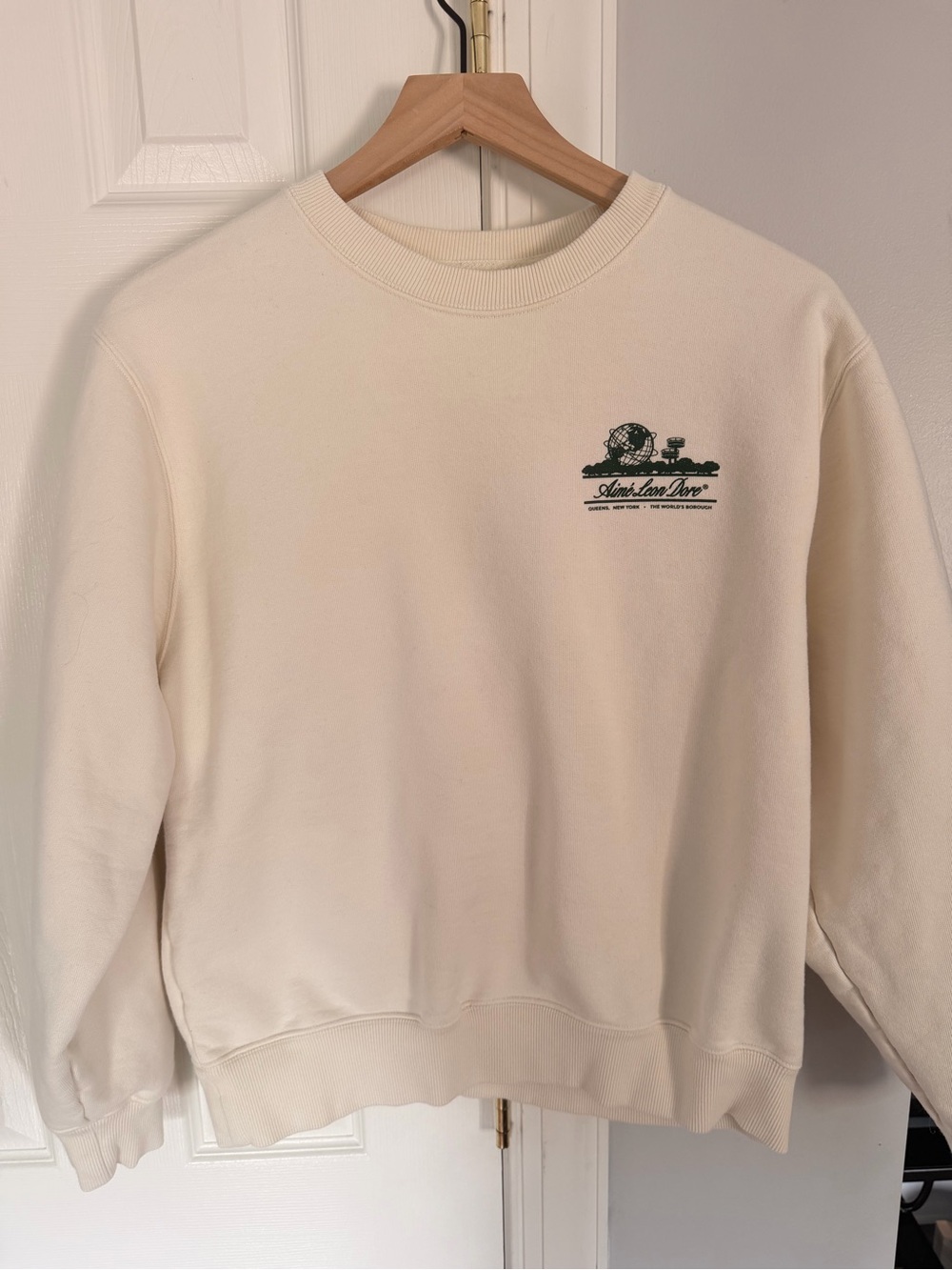 Aimé Leon Dore Unisphere Crewneck Sweatshirt ‘Pristine’